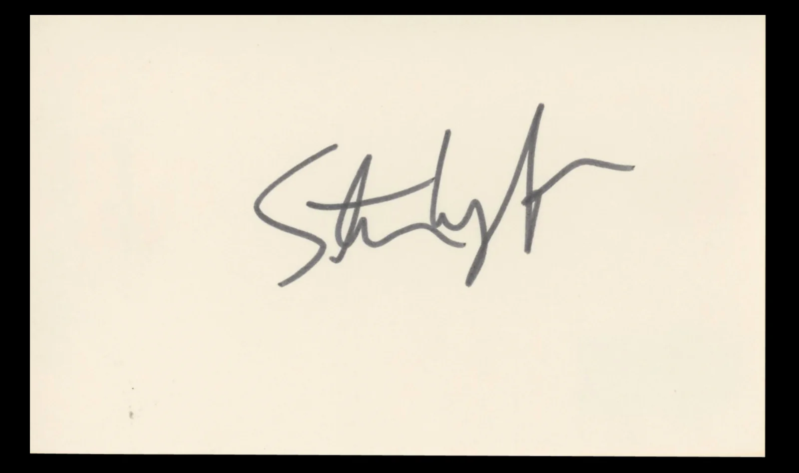 Steven Wright Louie Authentic Signed 3x5 Index Card Autographed BAS #BT01228 - Image 2