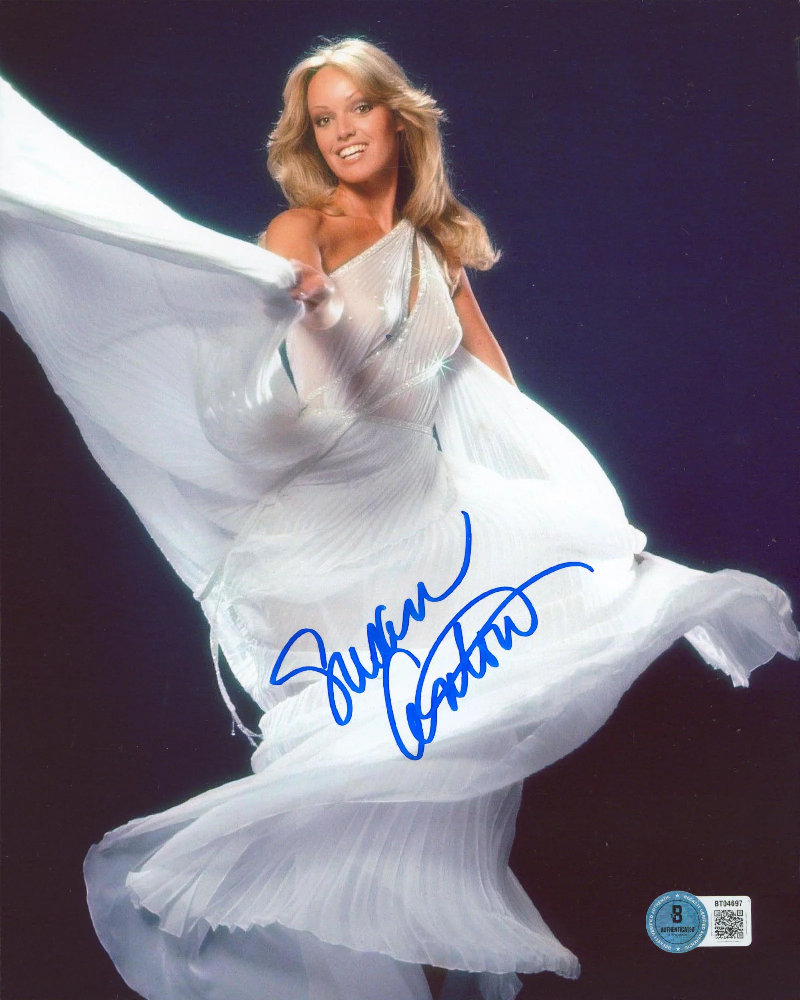 Susan Anton Goldengirl Authentic Signed 8x10 Vertical Photo BAS 6 - Image 2