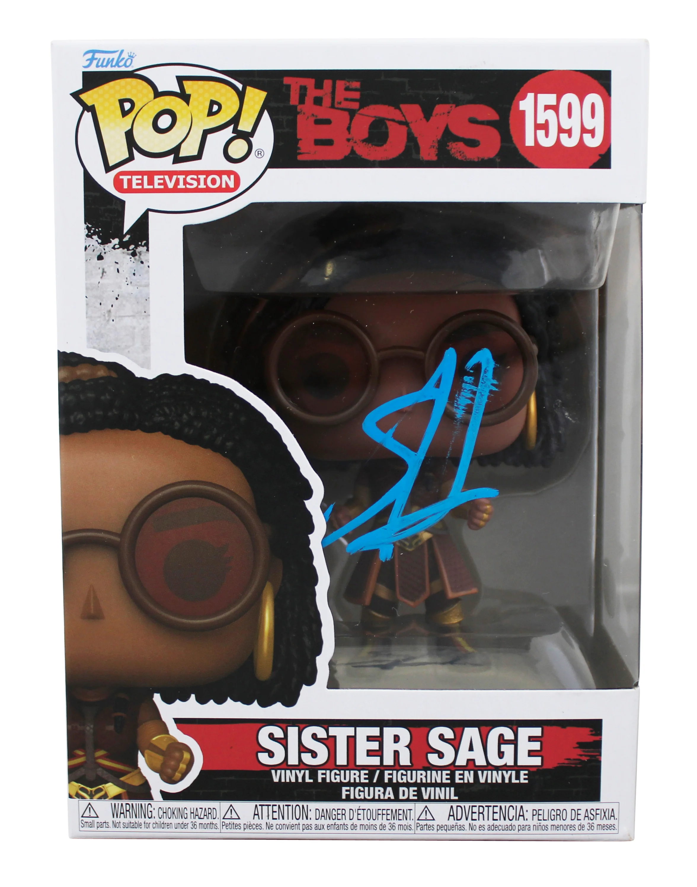 Susan Heyward The Boys Signed Sister Sage #1599 Funko Pop Figure JSA #AW31982 - Image 2
