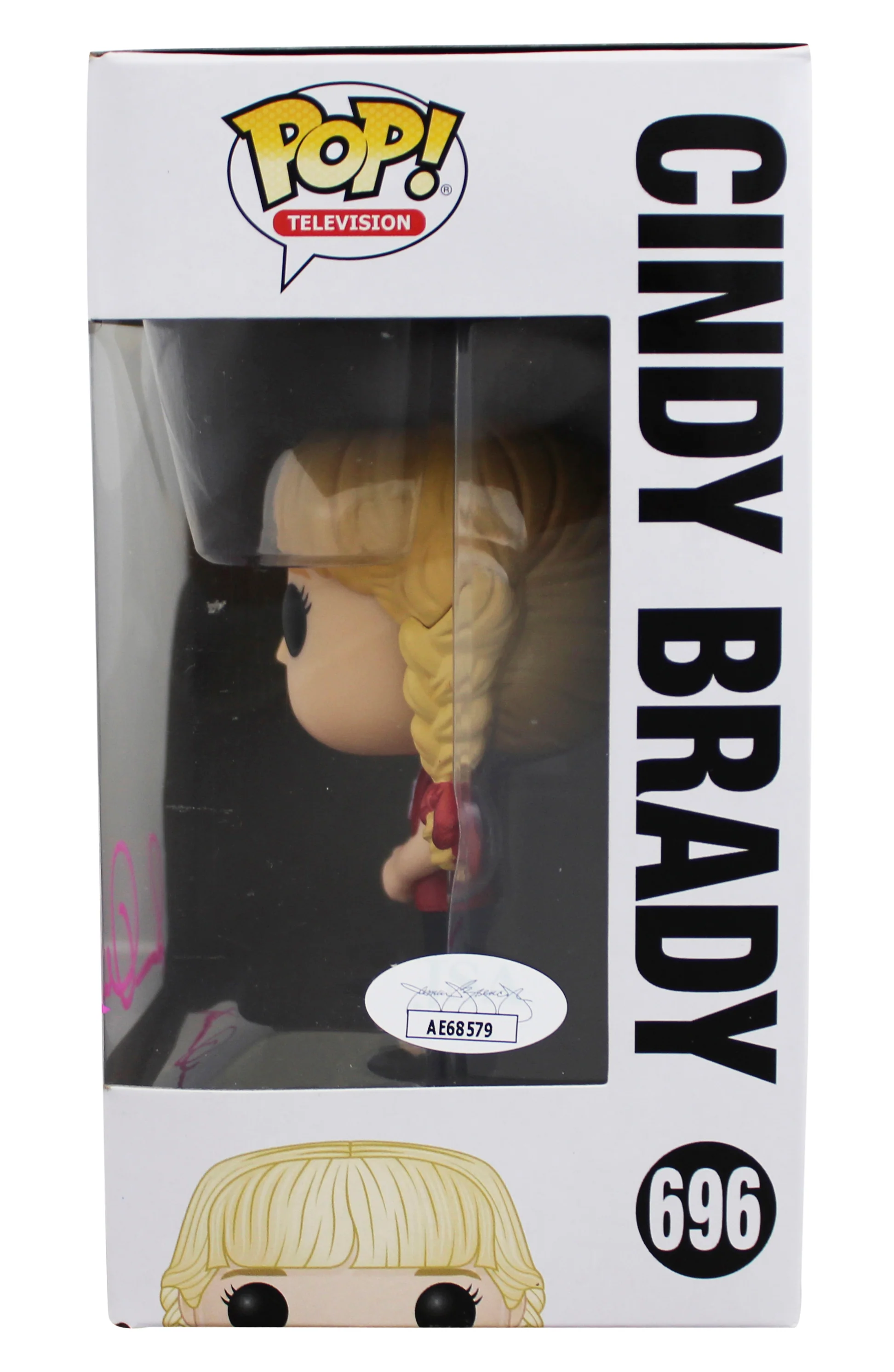 Susan Olsen Brady Bunch Signed Cindy #696 Funko Pop Vinyl Figure JSA #AE68579 - Image 4
