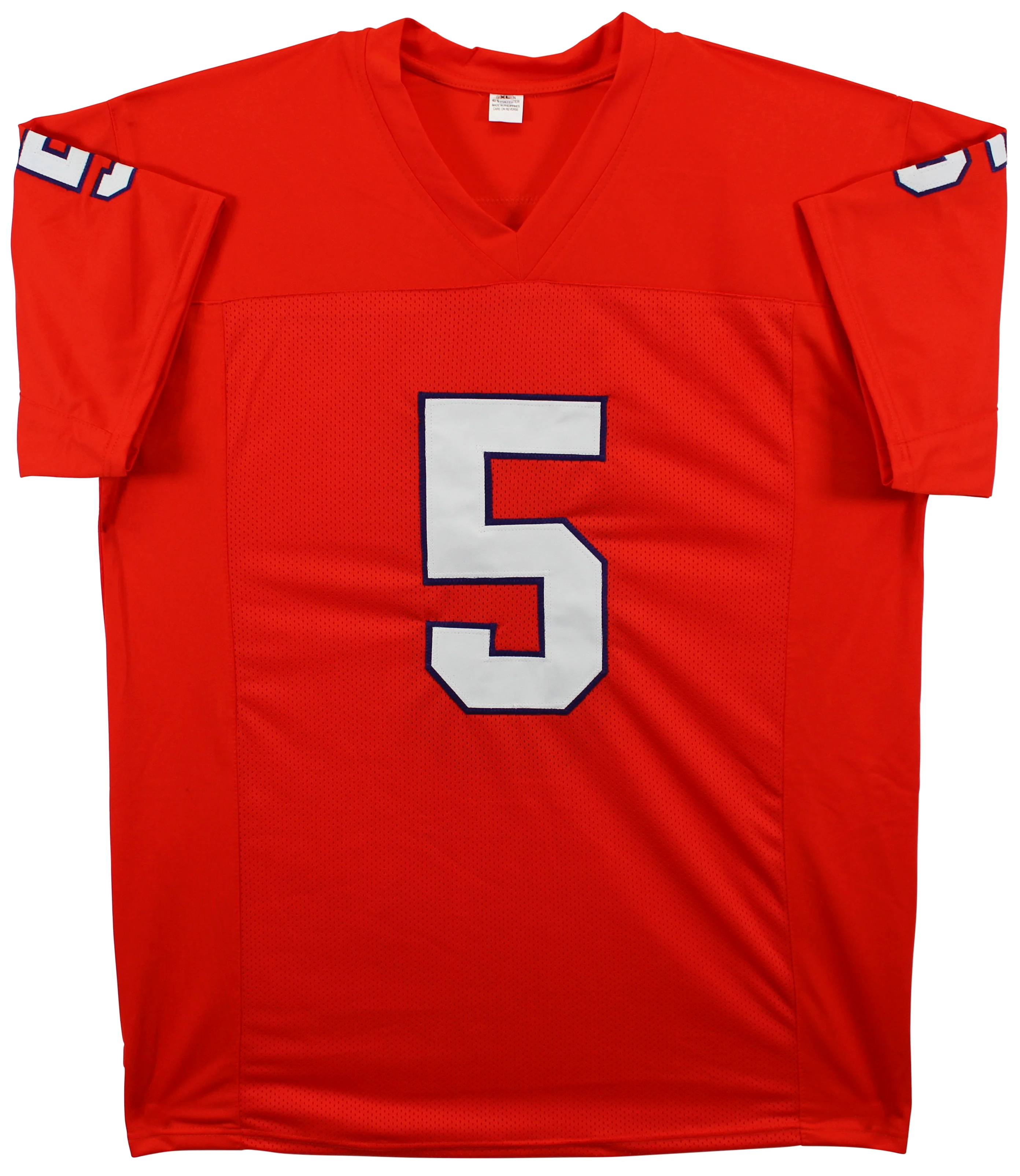 Tee Higgins Authentic Signed Orange Pro Style Jersey Autographed BAS Witnessed - Image 4