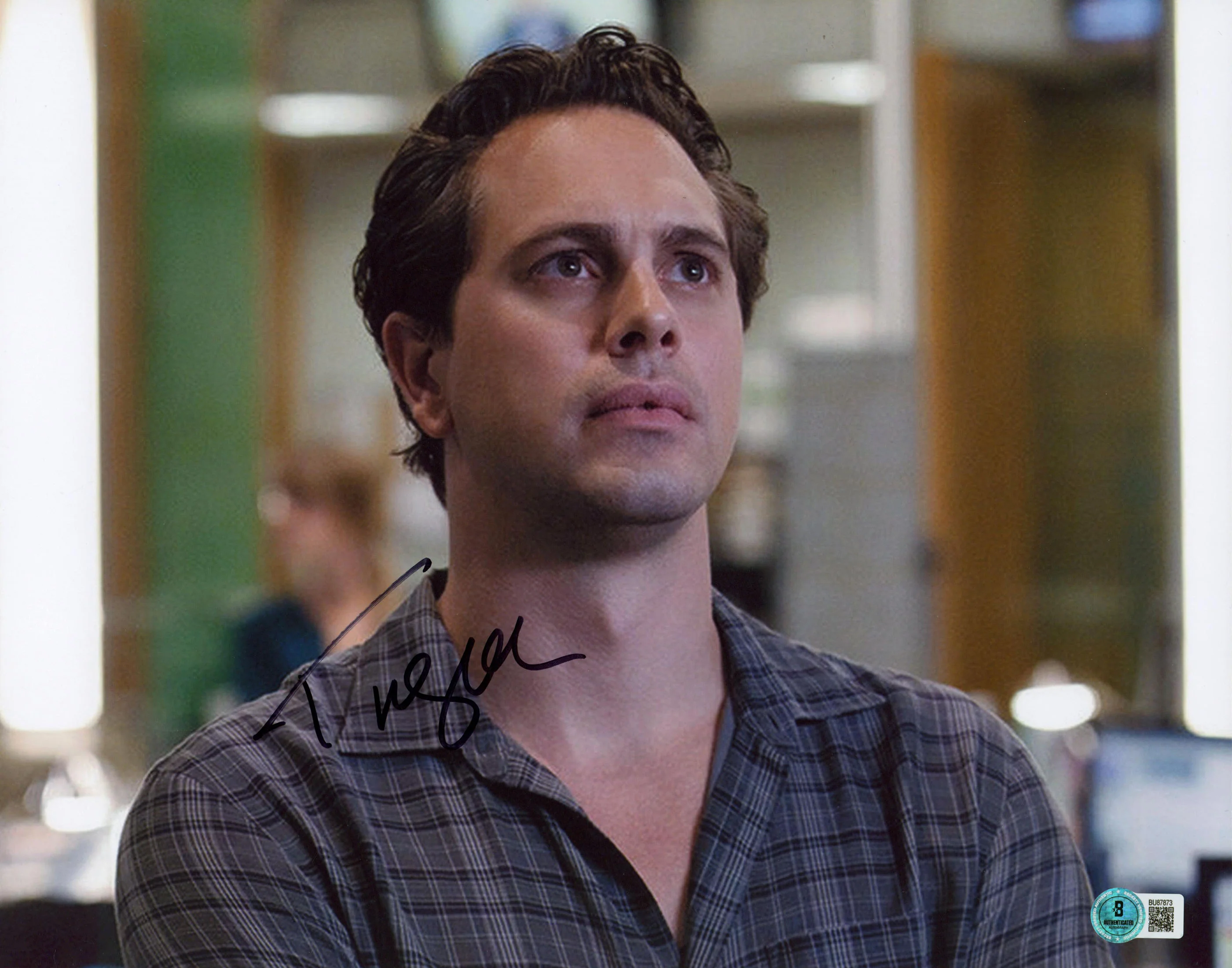 Thomas Sadoski The Newsroom Authentic Signed 11x14 Horizontal Photo BAS #BU87873