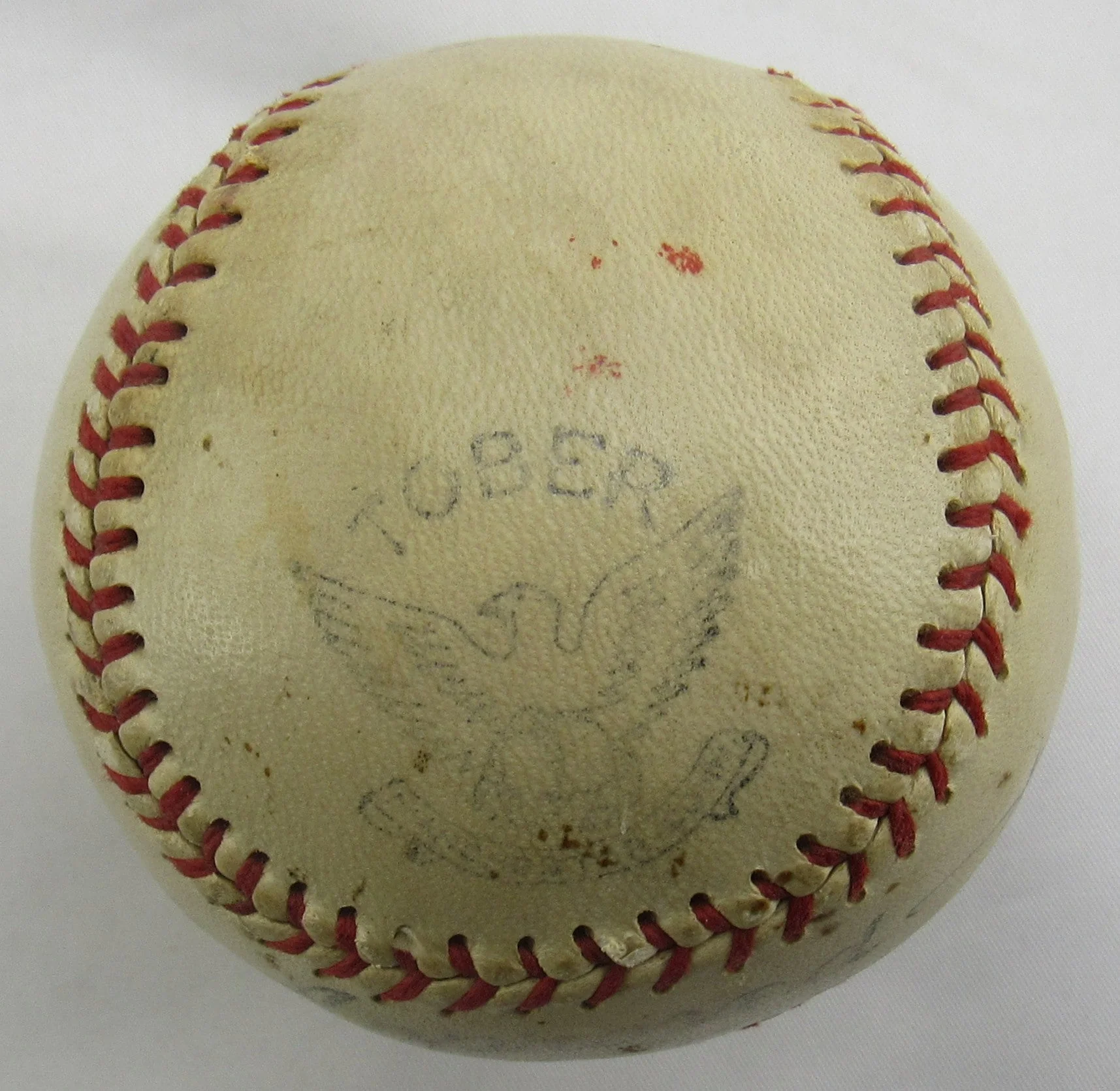 Tris Speaker Dizzy Dean Ford Frick +2 Signed Auto Baseball JSA LOA Y96327 - Image 2