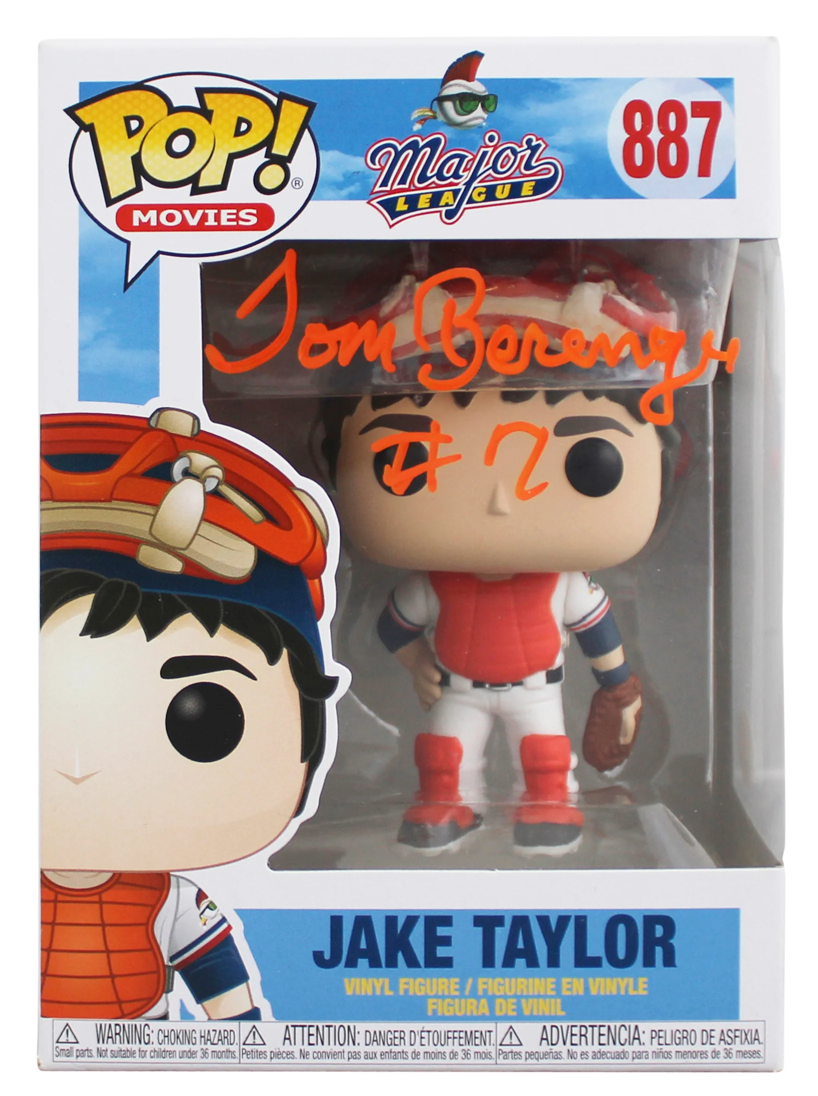 Tom Berenger Major League Authentic Signed #887 Funko Pop Figure JSA #WIT404299 - Image 2