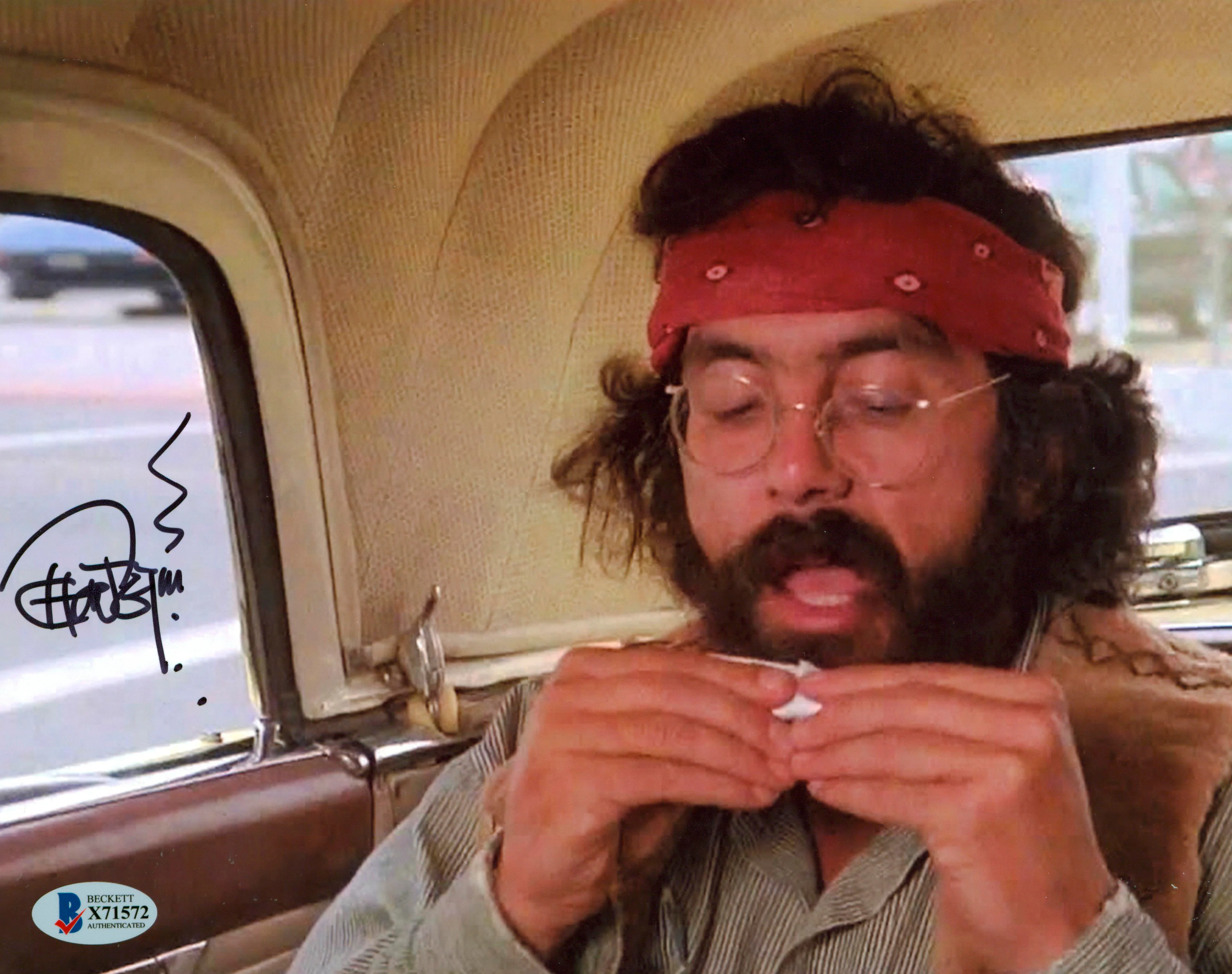 Tommy Chong Cheech & Chong's Up In Smoke Signed 8x10 Horizontal Photo BAS 3 - Image 2