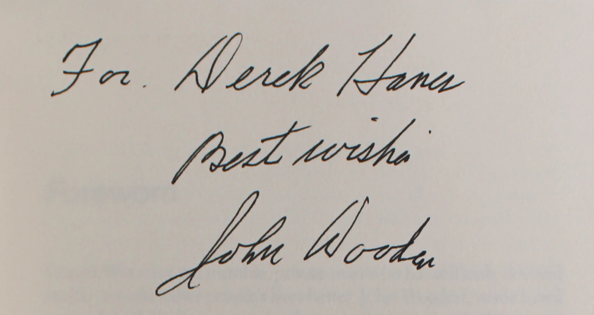 UCLA John Wooden "Best Wishes" Signed They Call Me Coach Book BAS #BR84268 - Image 4