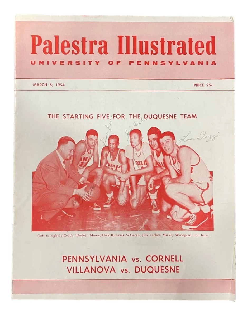 University of Pennsylvania vs Cornell March 6 1954 Official Game Program - Image 5