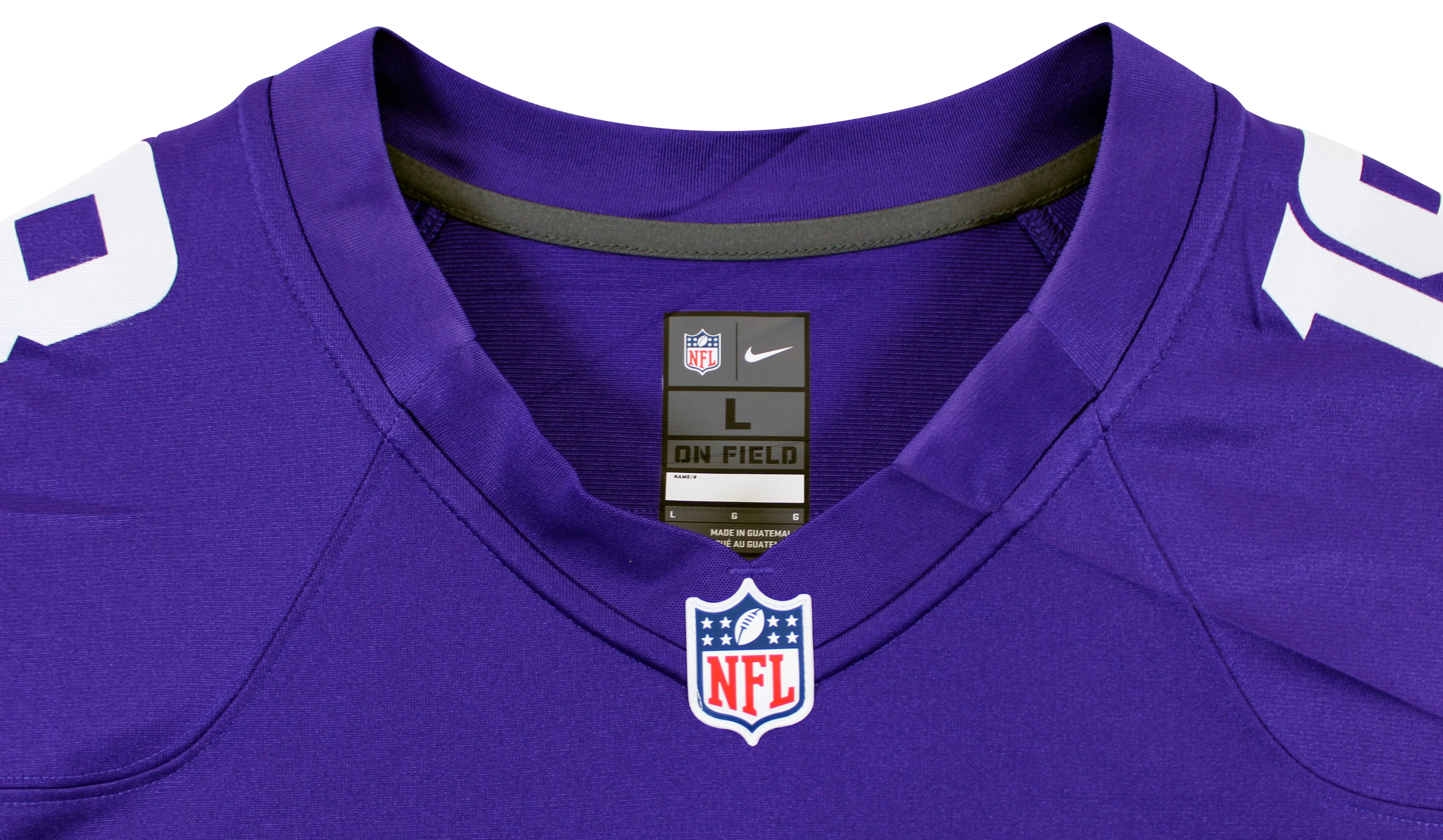 Vikings Justin Jefferson Authentic Signed Purple Nike Limited Jersey BAS Witness - Image 4