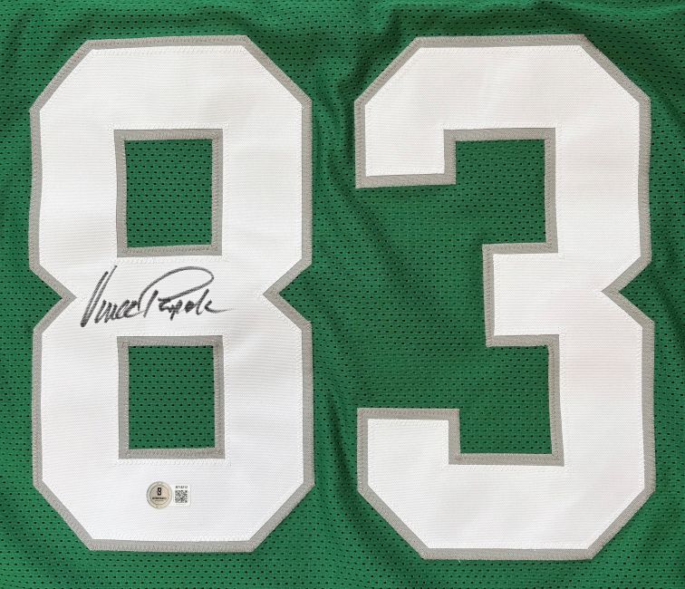 Vince Papale Philadelphia Signed Green Football Jersey BAS - Image 2