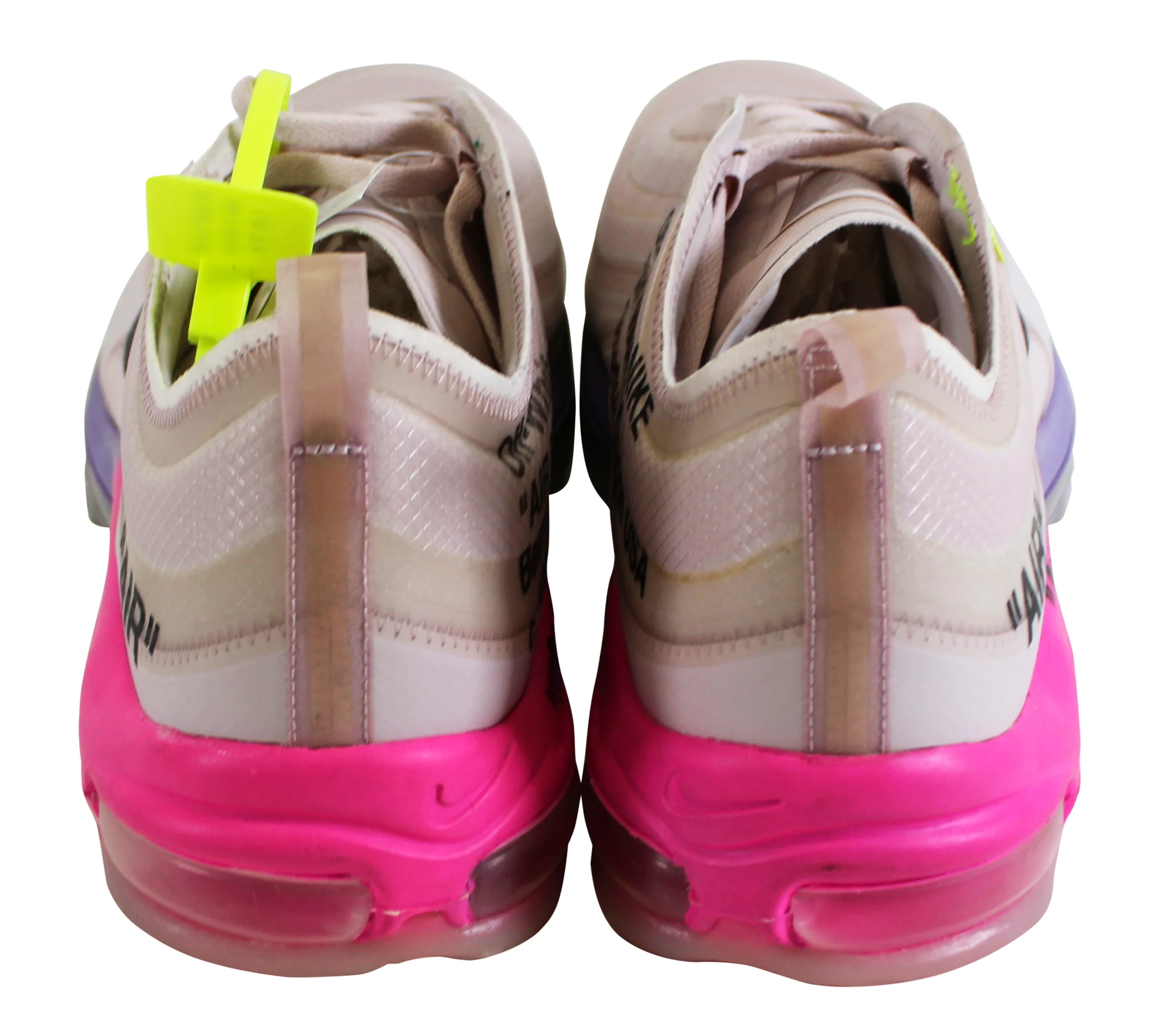 Virgil Abloh Signed 2018 Nike Air Max 97 Elemental Rose Serena Queen Shoes BAS - Image 7