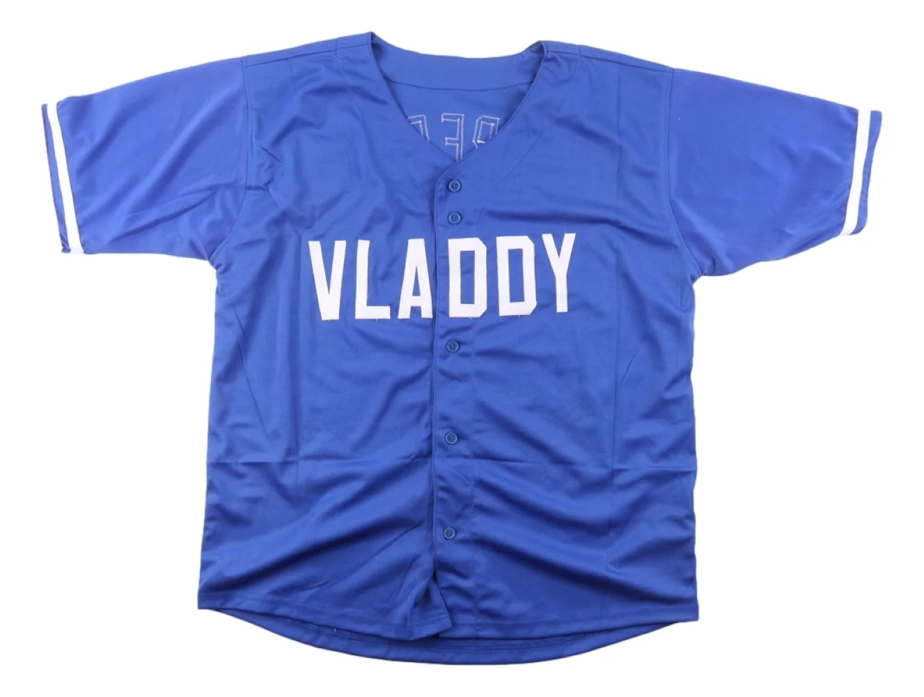 Vladimir Guerrero Jr. Toronto Signed Blue Baseball Jersey BAS - Image 3