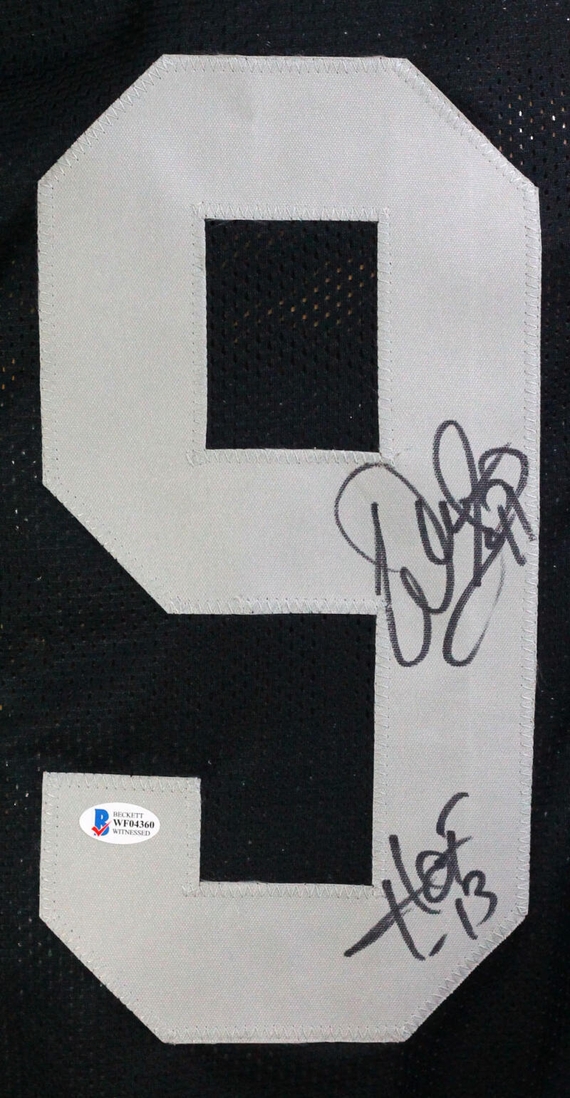 Warren Sapp Autographed Black Pro Style Jersey w/ HOF - Beckett W Auth - Image 3