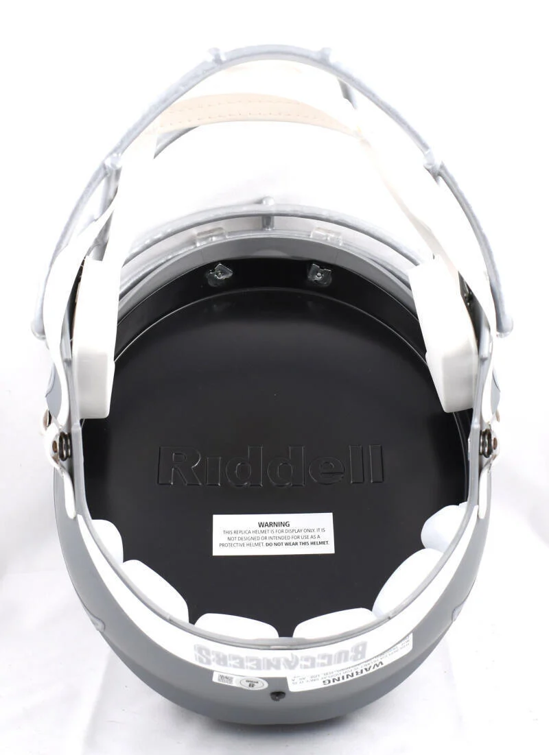 Warren Sapp Signed Buccaneers F/S Slate Speed Helmet w/QB Killa- Beckett W Holo - Image 5