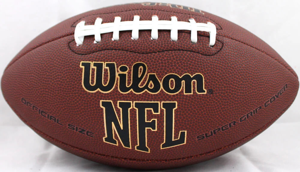 Warren Sapp Autographed Wilson NFL Super Grip Football w/HOF-Beckett W Hologram - Image 3