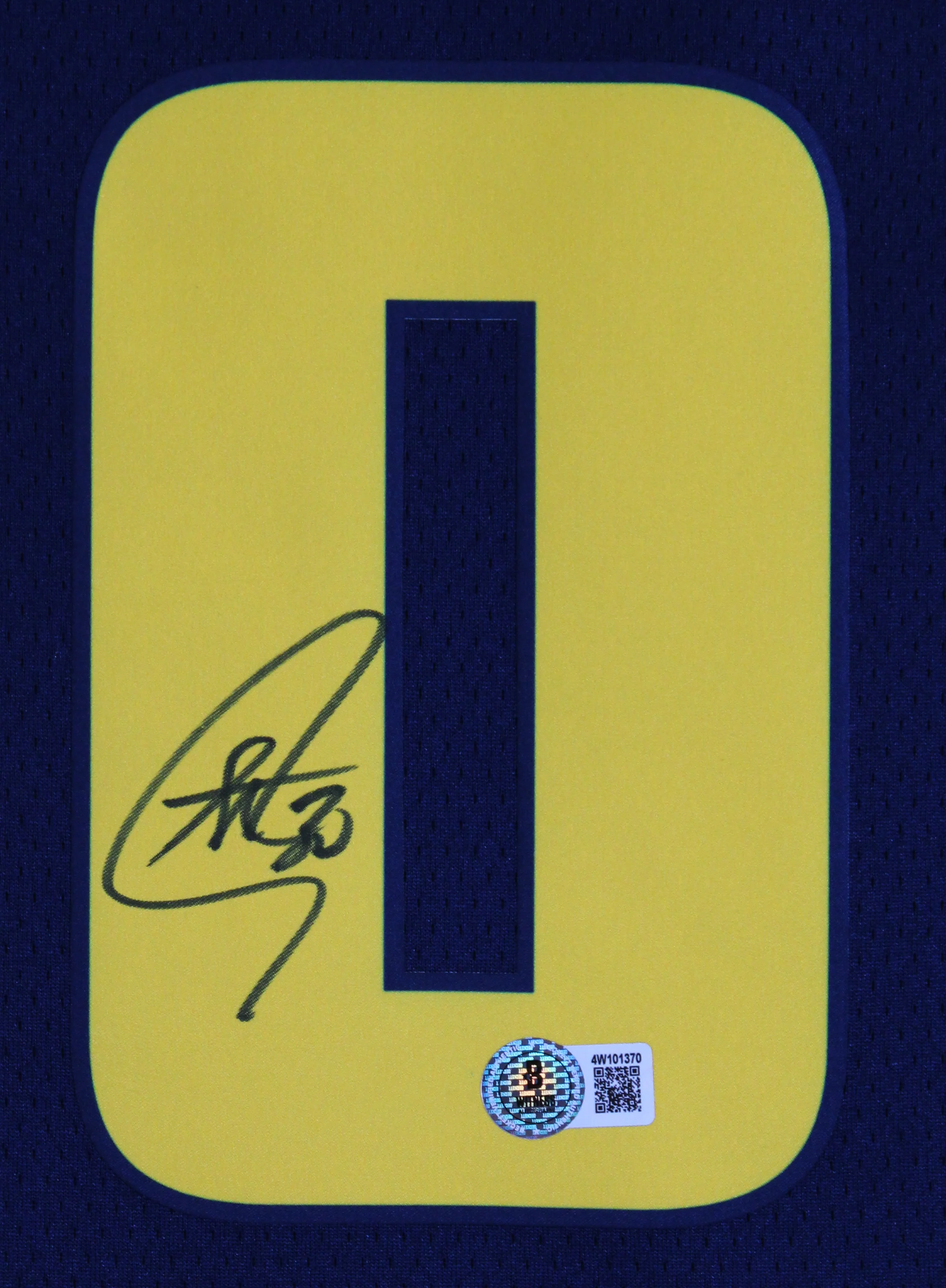 Warriors Stephen Curry Signed Navy Blue Nike 2024 City Swingman Jersey BAS - Image 4