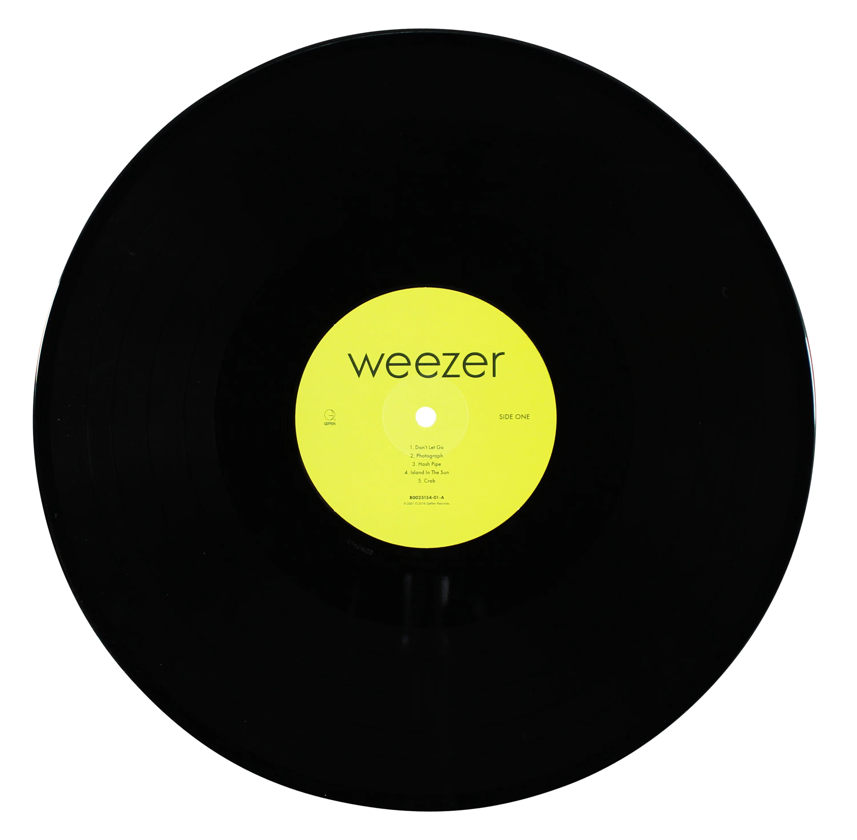 Weezer (4) Cuomo, Welsh, Bell & Wilson Signed Green Album Flat JSA #CL51538 - Image 8