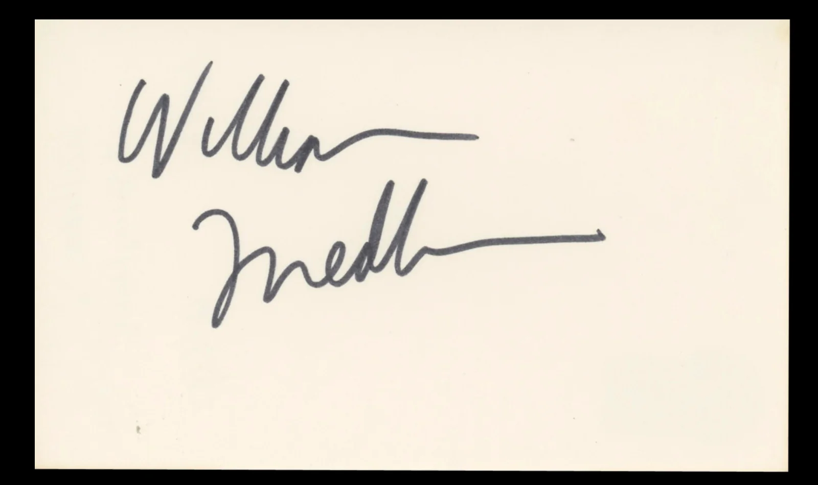 William Friedkin The Exorcist Authentic Signed 3x5 Index Card BAS #BT01230 - Image 2