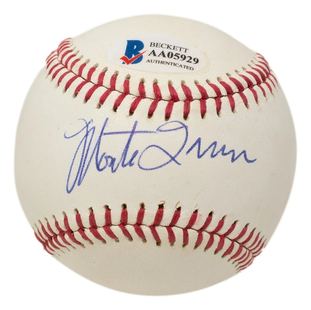 Willie Mays Monte Irvin Dual Signed Giants Baseball BAS LOA AA05929 - Image 2