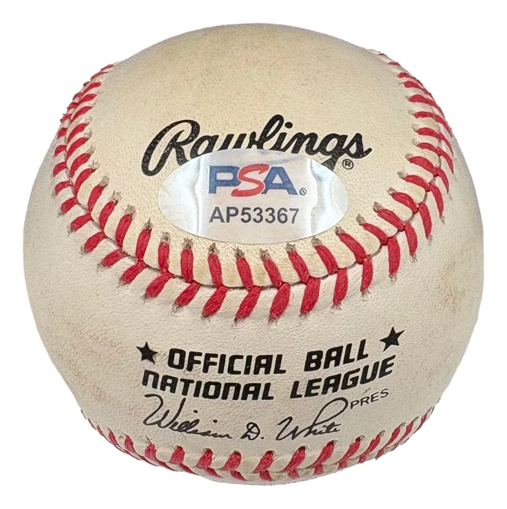 Willie Mays San Francisco Giants Signed National League Baseball PSA AP53367 - Image 2