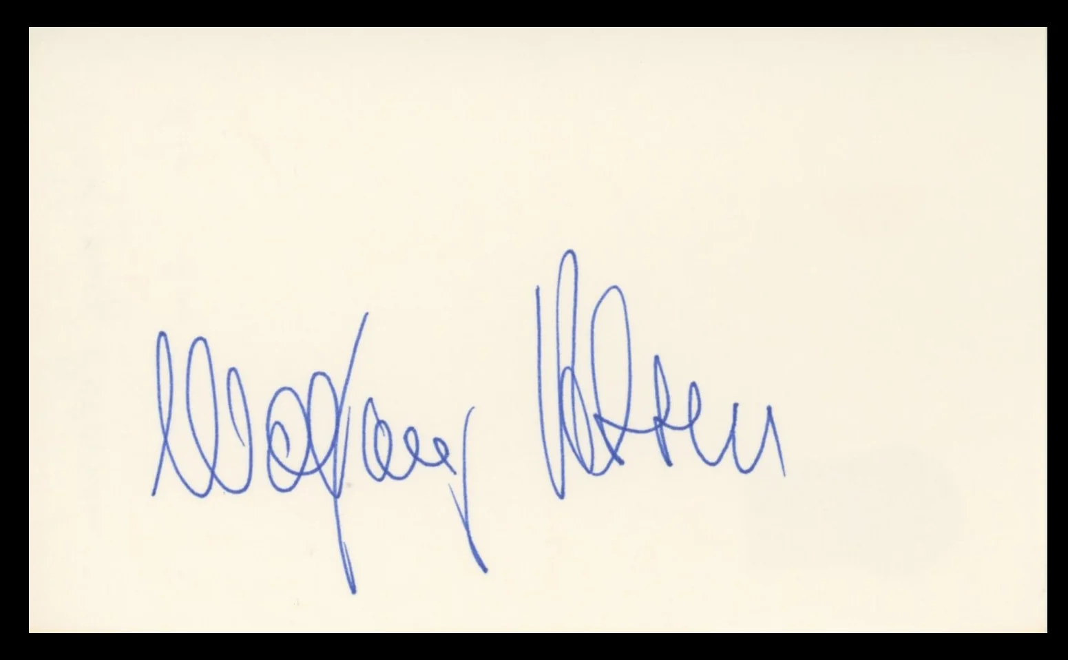 Wolfgang Petersen Das Boot Authentic Signed 3x5 Index Card BAS #BV59072 - Image 2