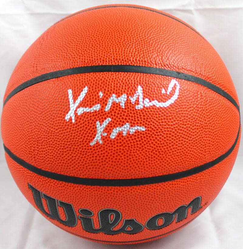 Xavier McDaniel Autographed Official NBA Wilson Basketball w/X-Man-Beckett Holo - Image 6
