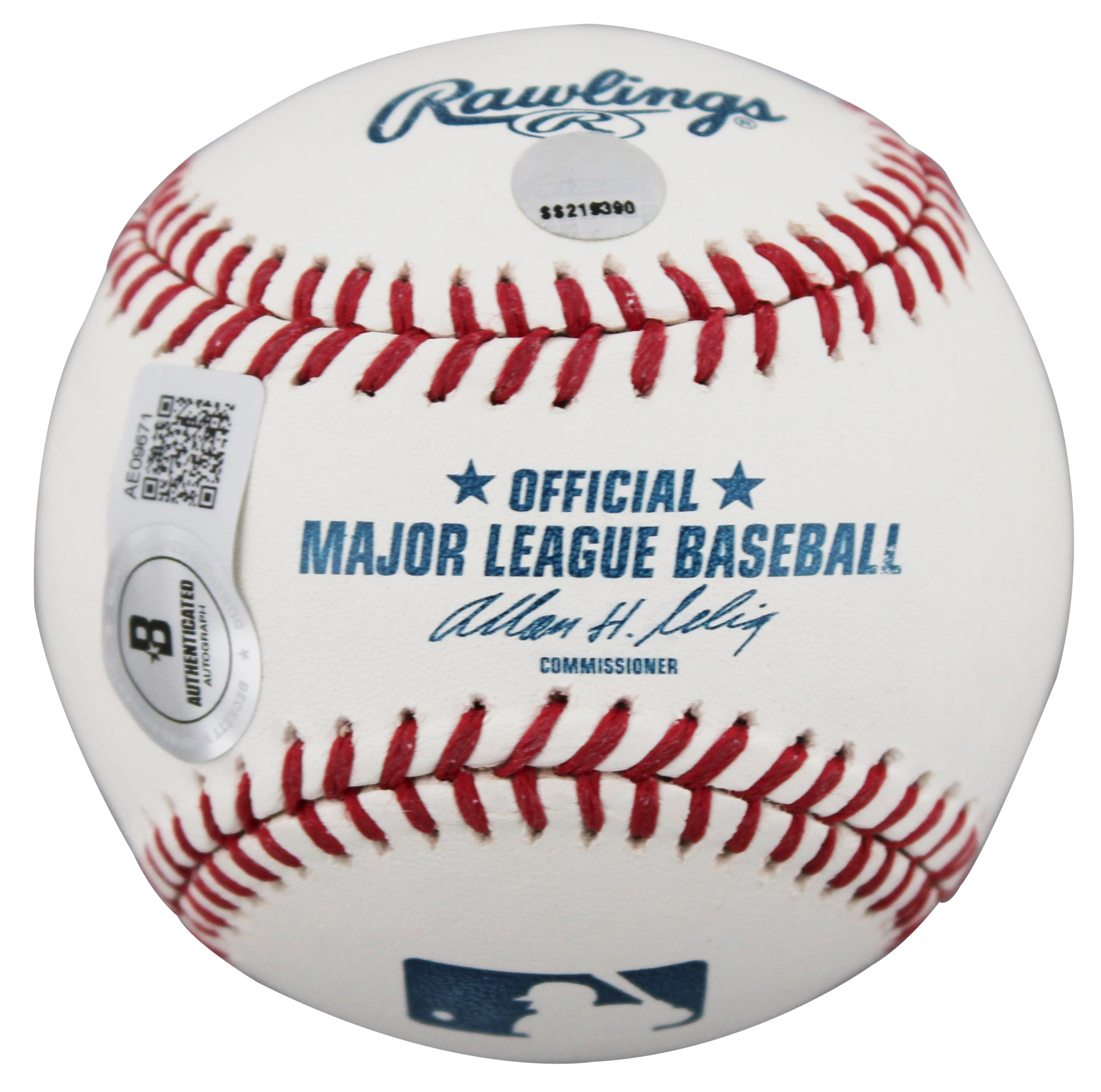 Yankees Derek Jeter Authentic Signed Manfred Oml Baseball BAS #AE09671 - Image 4