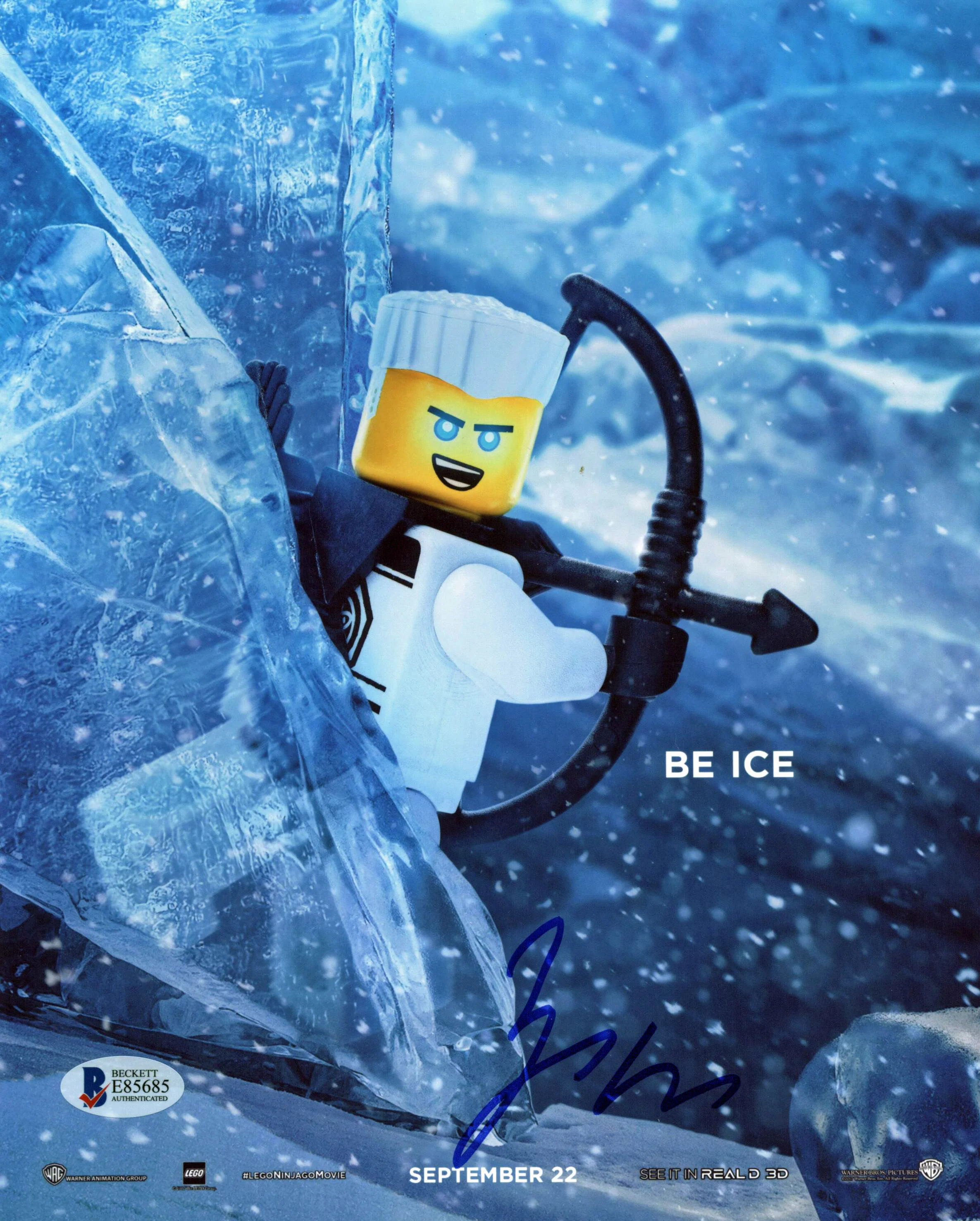 Zach Woods The Lego Ninjago Movie Authentic Signed 8x10 Photo BAS #E85685 - Image 2